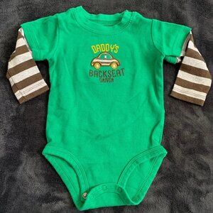 Carter's “Daddy’s Backseat Driver” Onesie 9M